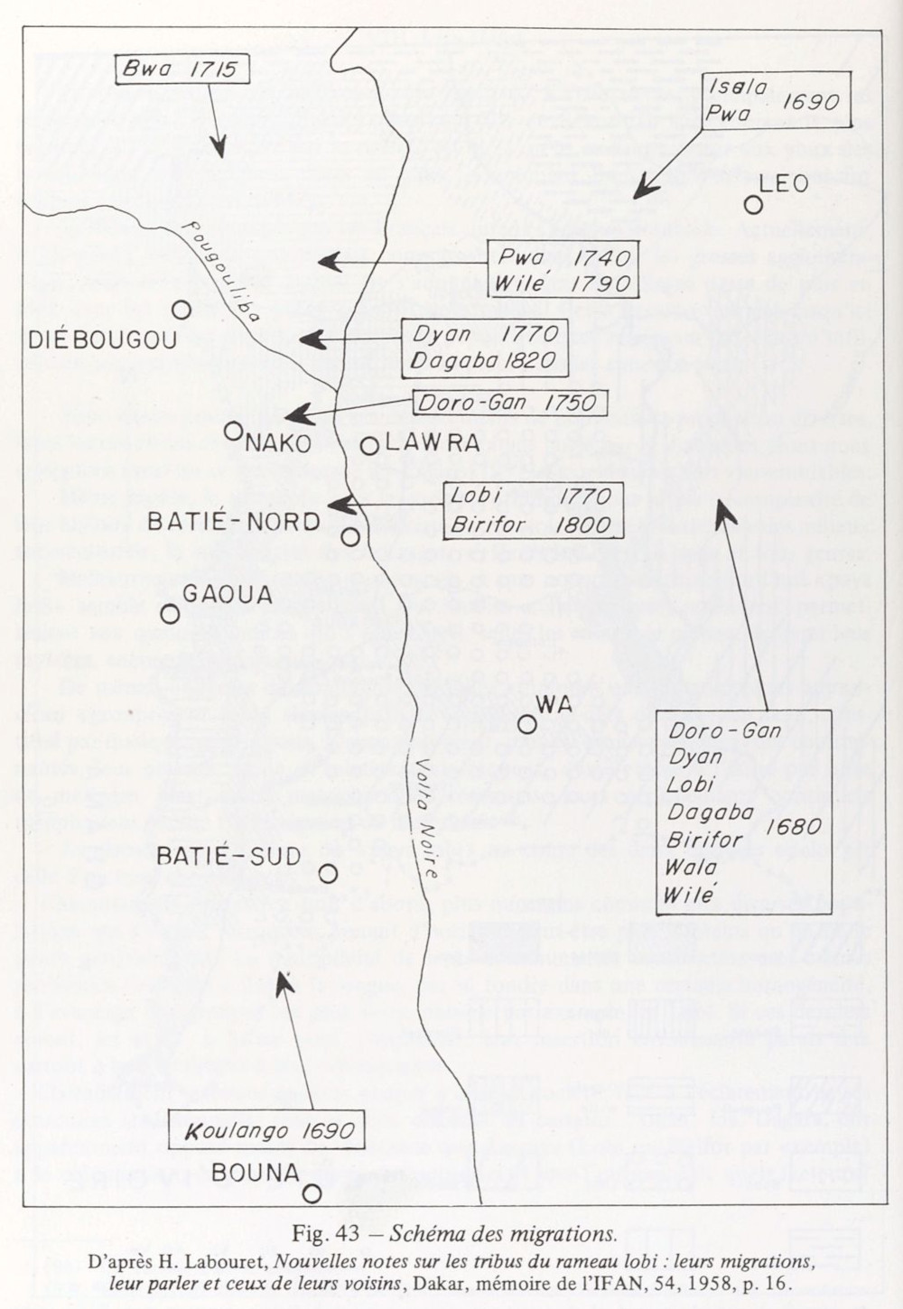 Carte implantation Lobi Labouret Carte implantation Lobi Labouret