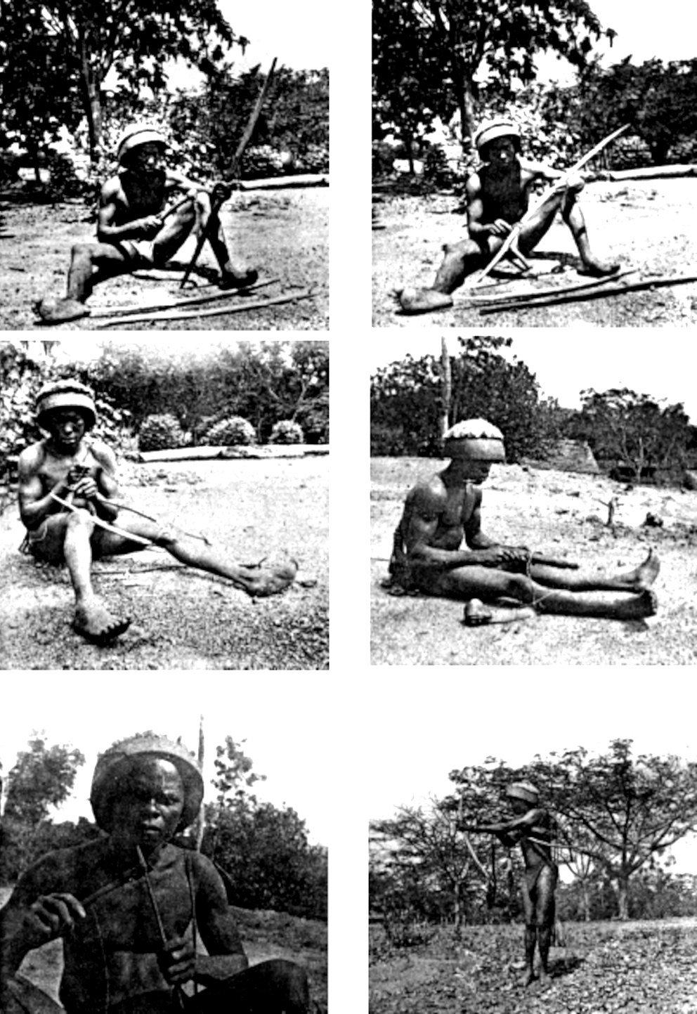 Fabrication d'un arc lobi 1931 Labouret