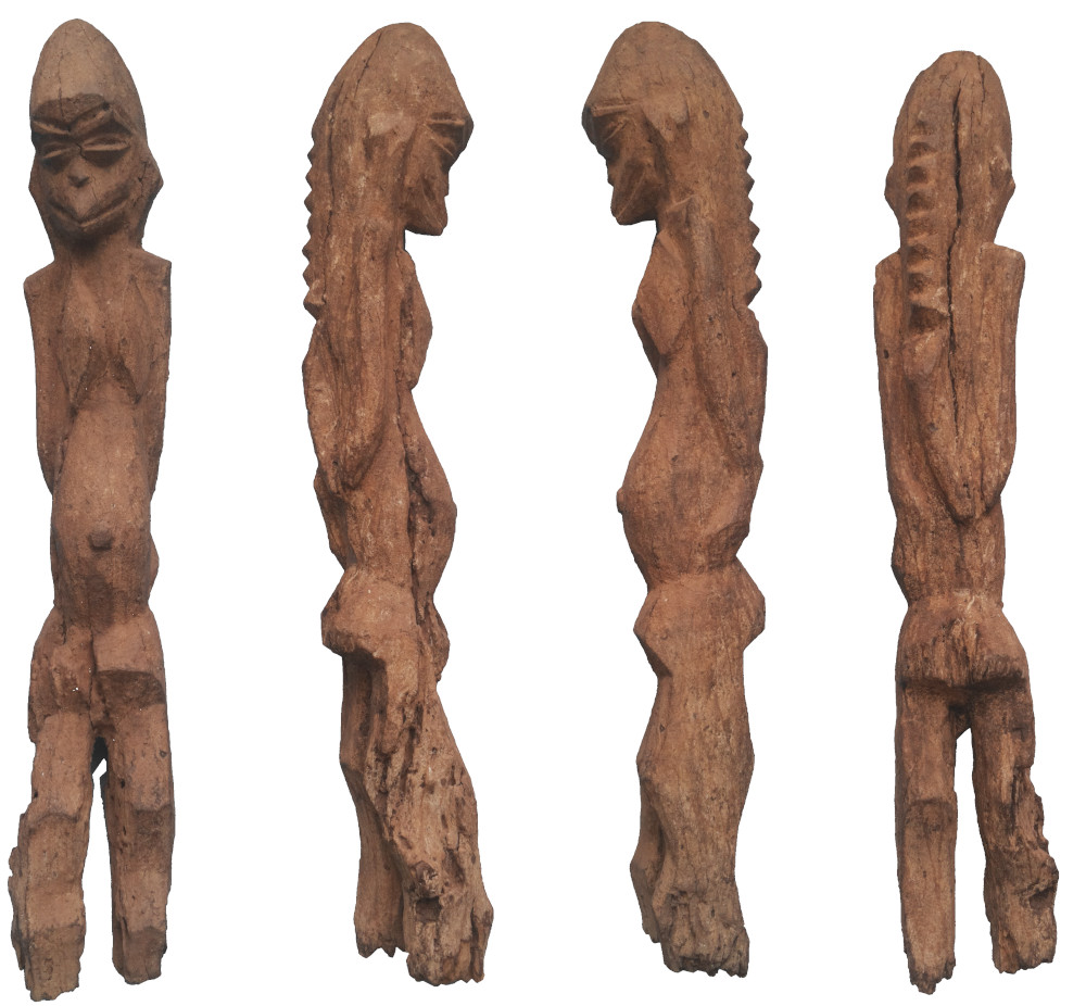 Statue thérianthrope de femme Lobi