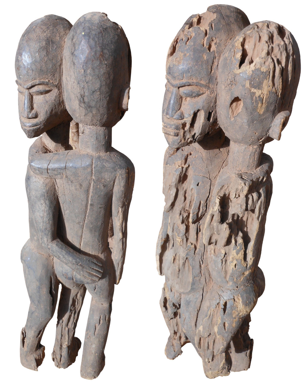 Statue Lobi représentant des jumeaux