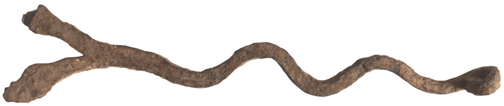 Lobi serpent en fer noir