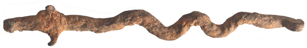 Lobi serpent en fer noir